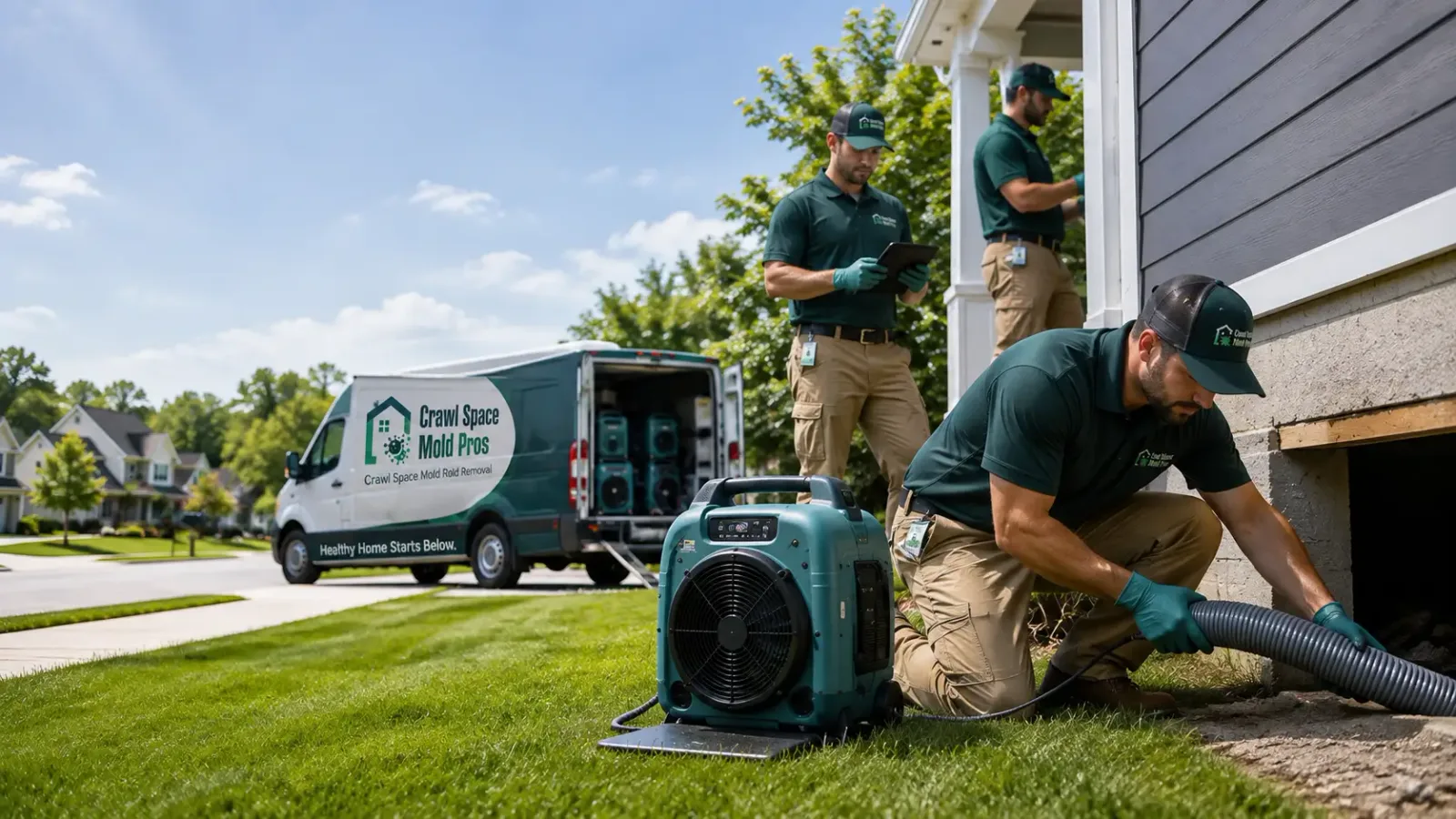 Crawl Space Mold Removal in Aroma Park, IL
